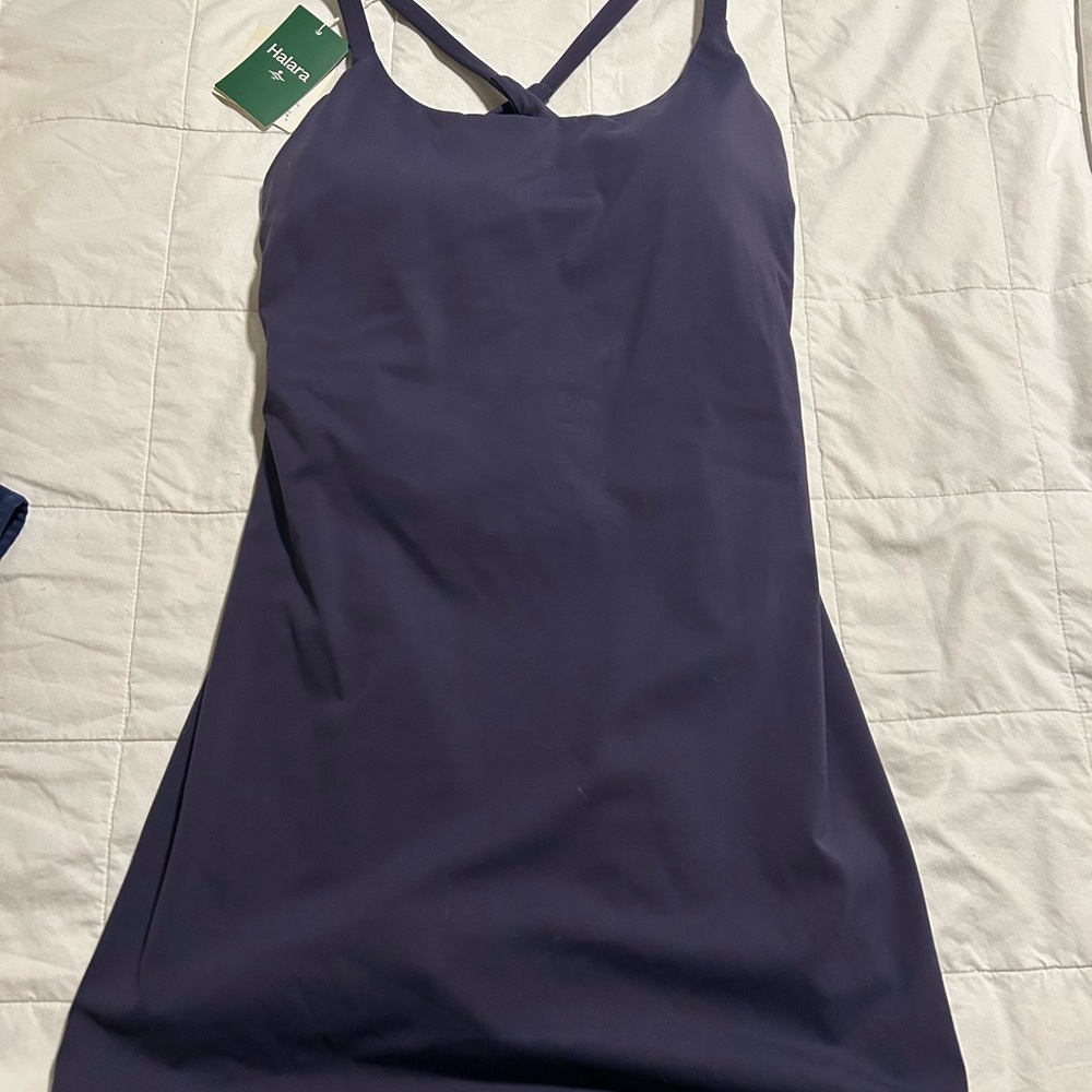 HALARA Elegant Purple Dress